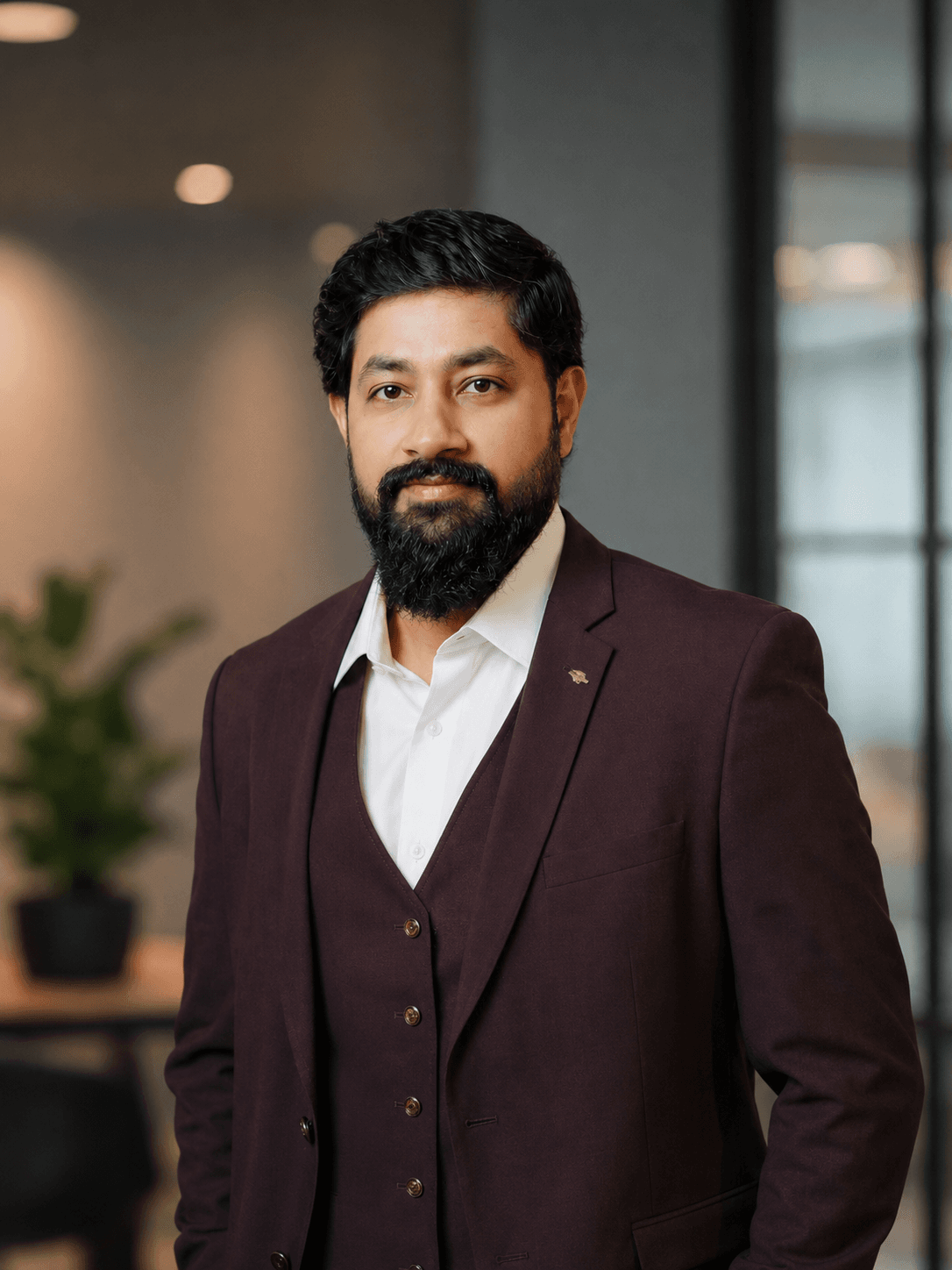 Portrait of Mrinal Priyadarshi, Director (AUS) & COO